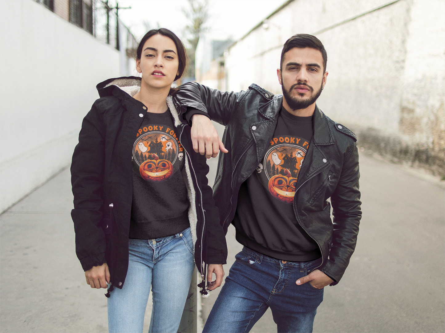 Unisex Garment-Dyed Stay Spooky Forever Tee